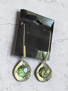 Silver RLM SoHo Abalone Dangle Earrings